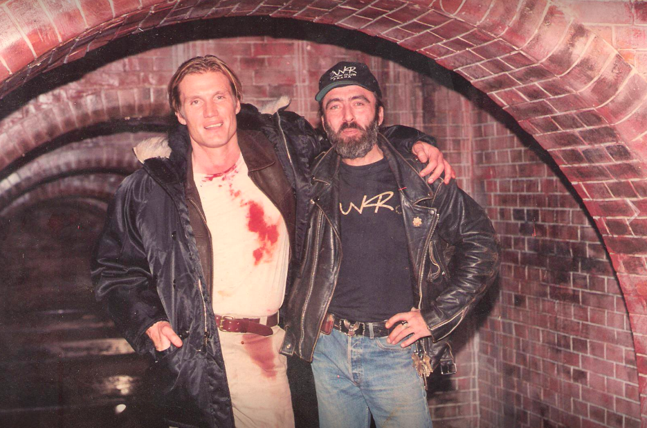 anonym, Dolph Lundgren a Richard Nemčok, klub Bunkr, cca 1994